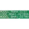 MAIN PARA MONITOR SAMSUNG QLED RESOLUCION (2560 x 1440) / NUMERO DE PARTE BN94-15415A / BN41-02780A / BN9446415A / 15415A / M-TG700CCAA / 865203775 / PANEL CY-PT270PLLV1H / MODELO C27G75TQSN